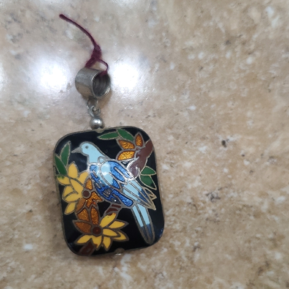 Colorful Bird Pendant